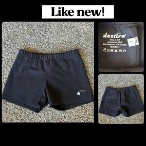 New w/o Tags. Destira Gymnastics Performance Shorts. Size Large.